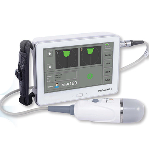 Caresono PadScan HD3 portable bladder scanner.