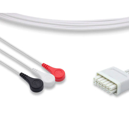 Mindray 009-004765-00 3 lead ecg leadwire snap
