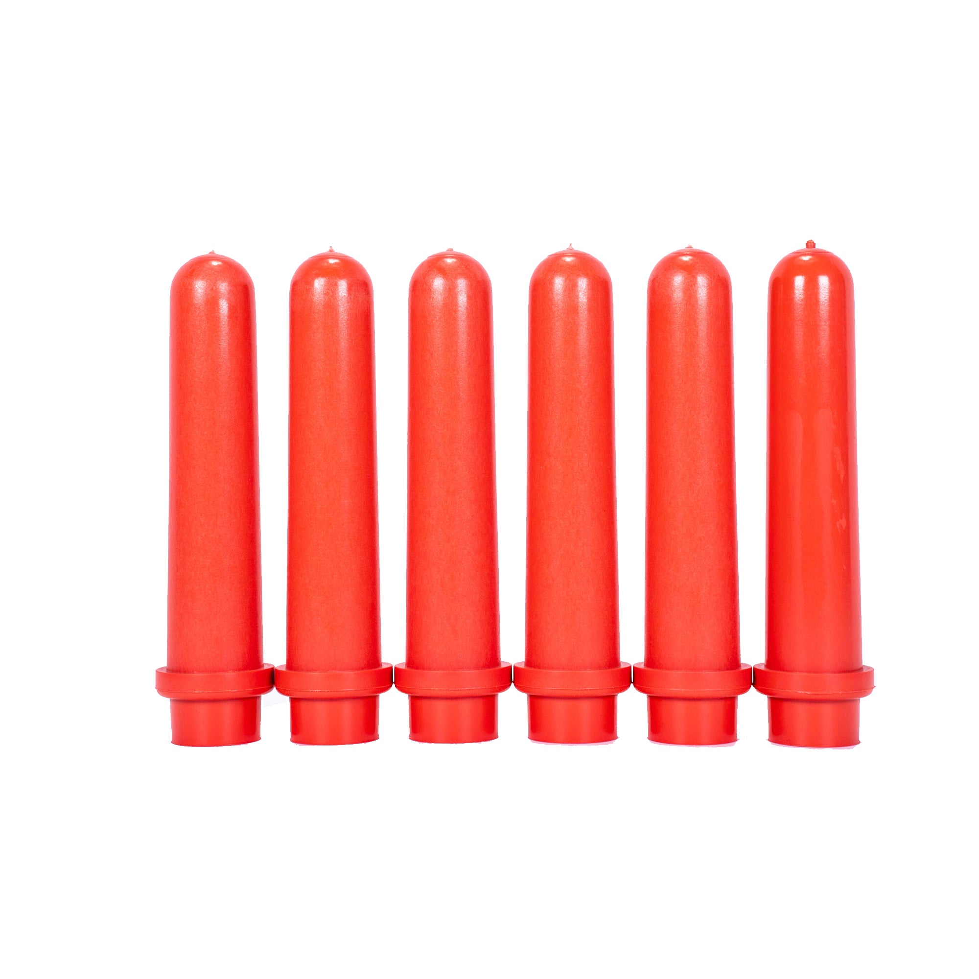 Drucker Tube Holder, Performance, 17Mm X 125 Mm, Orange, Printed, Pack Of 6, 7713044K