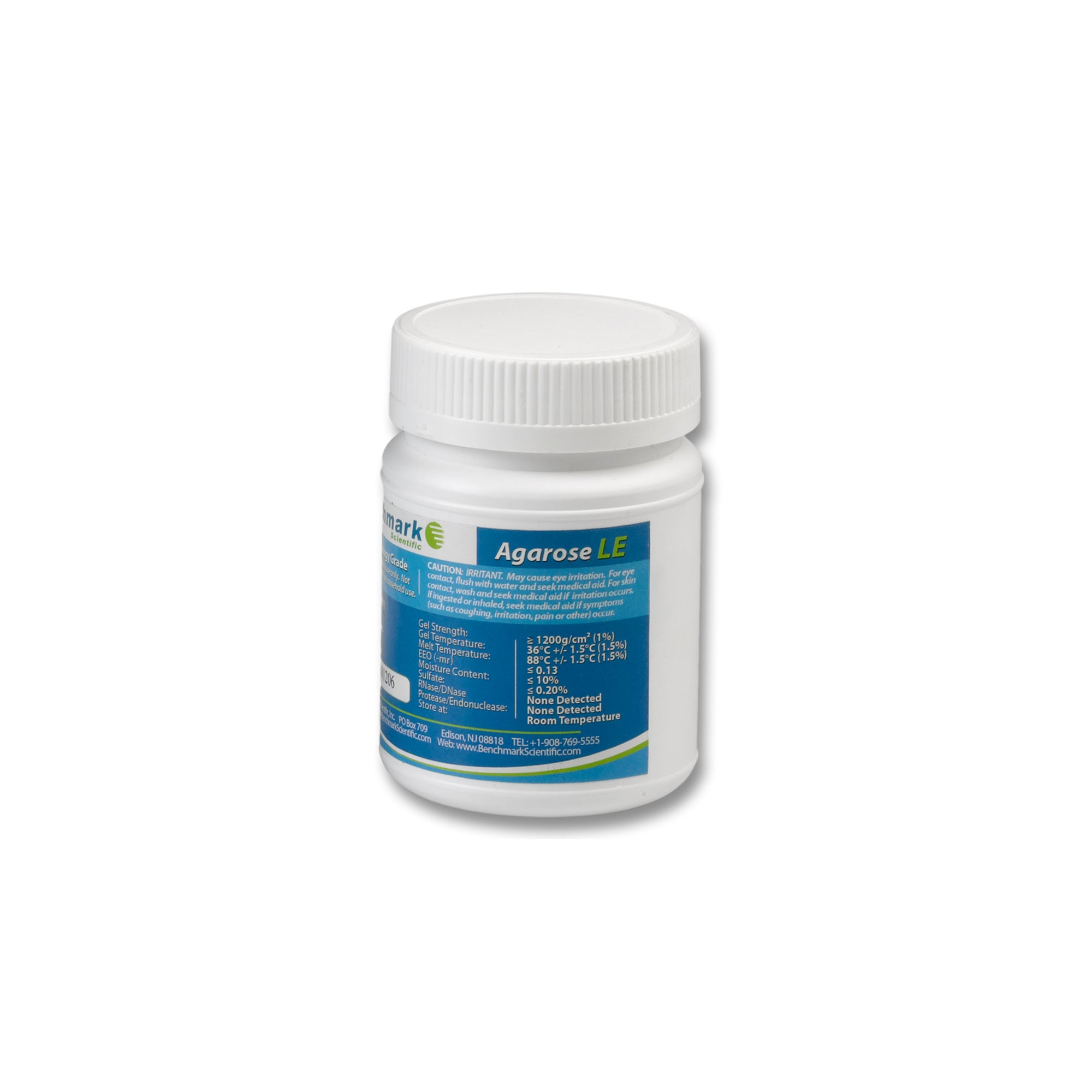 Benchmark Scientific® LE Biology Grade Agarose (25/100/500gr)
