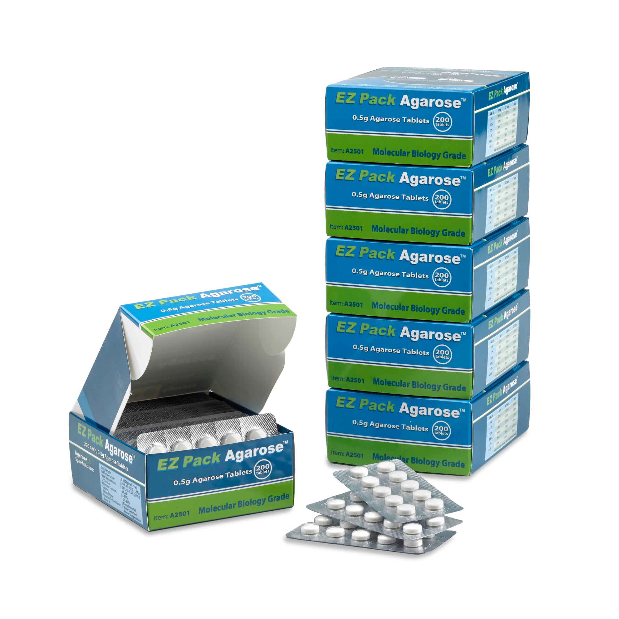 Benchmark Scientific® EZPack™ 0.5g Agarose Tablets