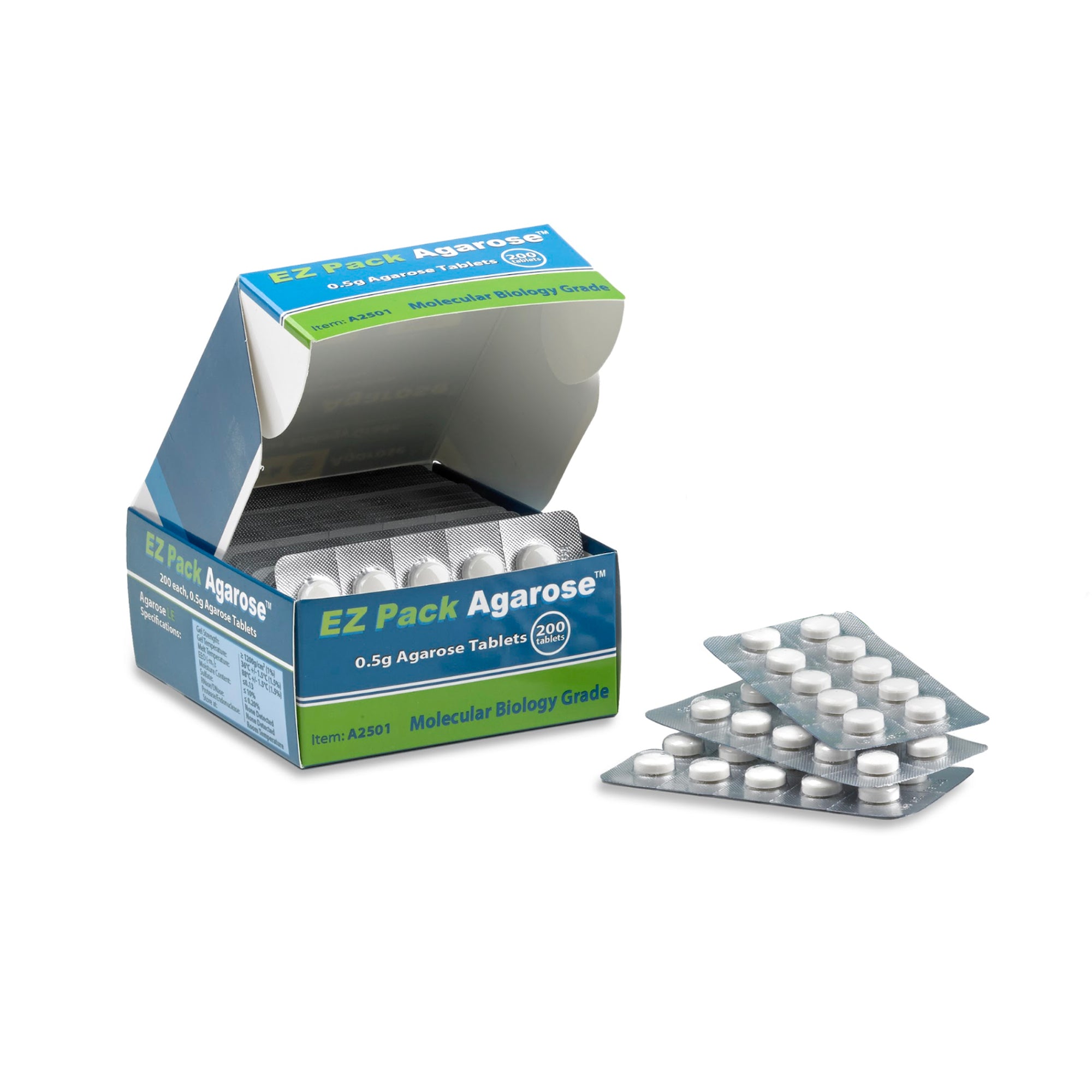 Benchmark Scientific® EZPack™ 0.5g Agarose Tablets