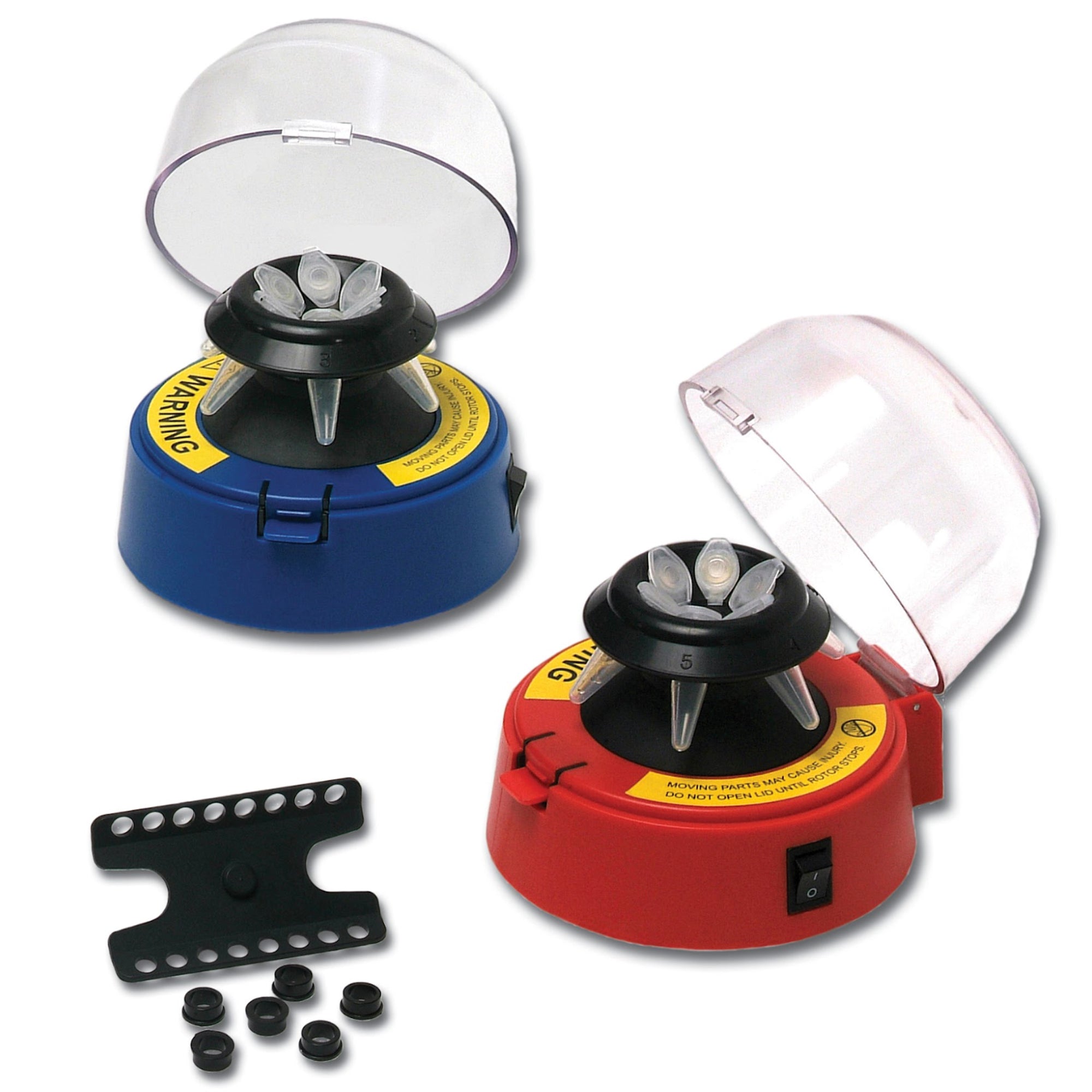 Benchmark Scientific® Blue/Red Mini Centrifuge w/Microtube + PCR Strip Rotor, BSC1006