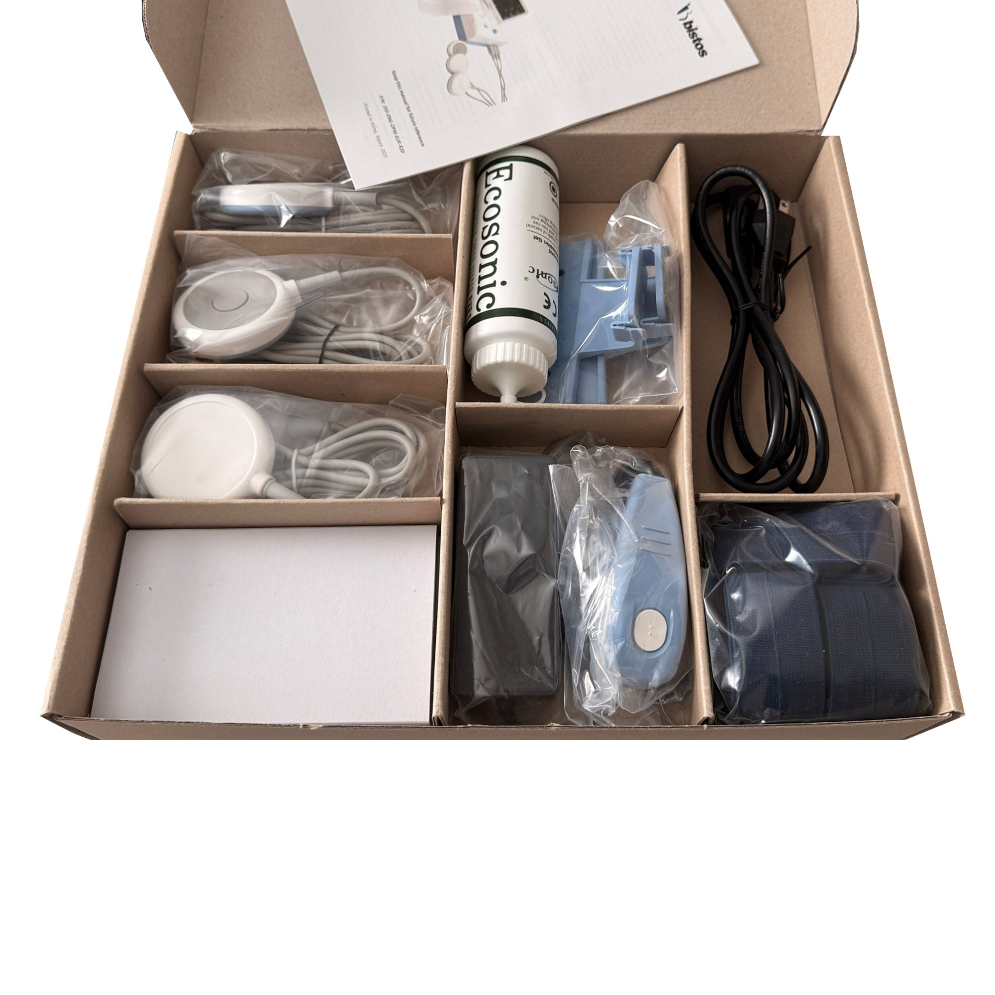 Bistos LED Display Antepartum Fetal Heart Rate Monitor for Twins, BT-350E