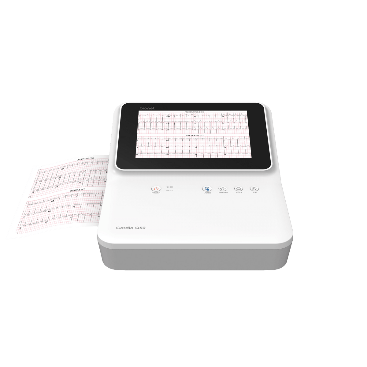 Bionet Cardio Q50 12 channel resting ECG with printed report