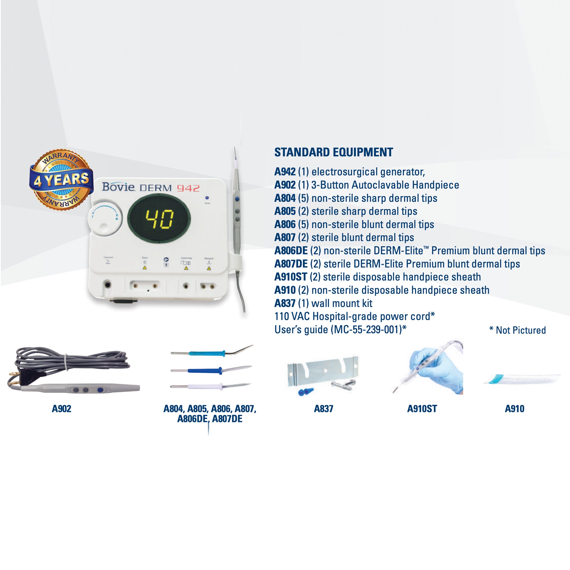 Bovie Derm 942 desiccator