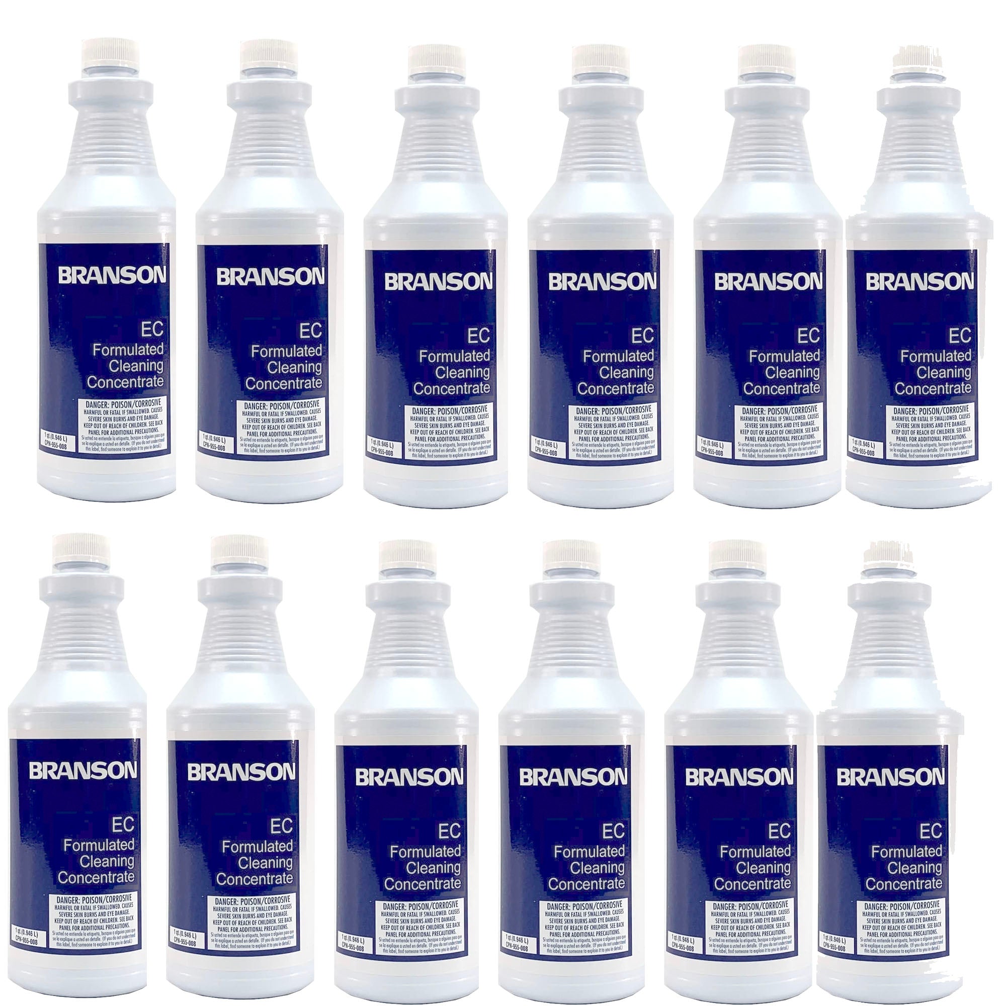 Branson EC Electronic Parts Cleaning Solution, Case/12qts, 100-955-920