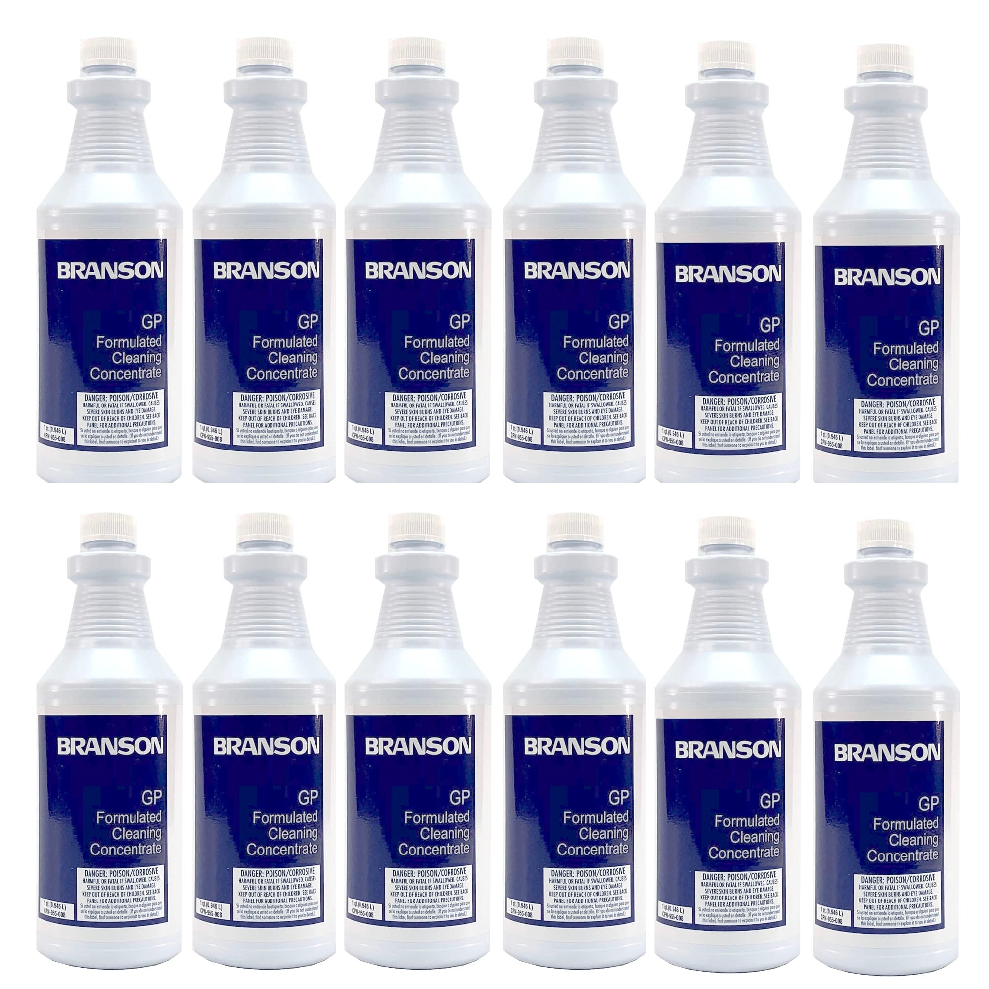 Branson GP General Purpose Cleaning Solution, Case/12qts., 000-955-014
