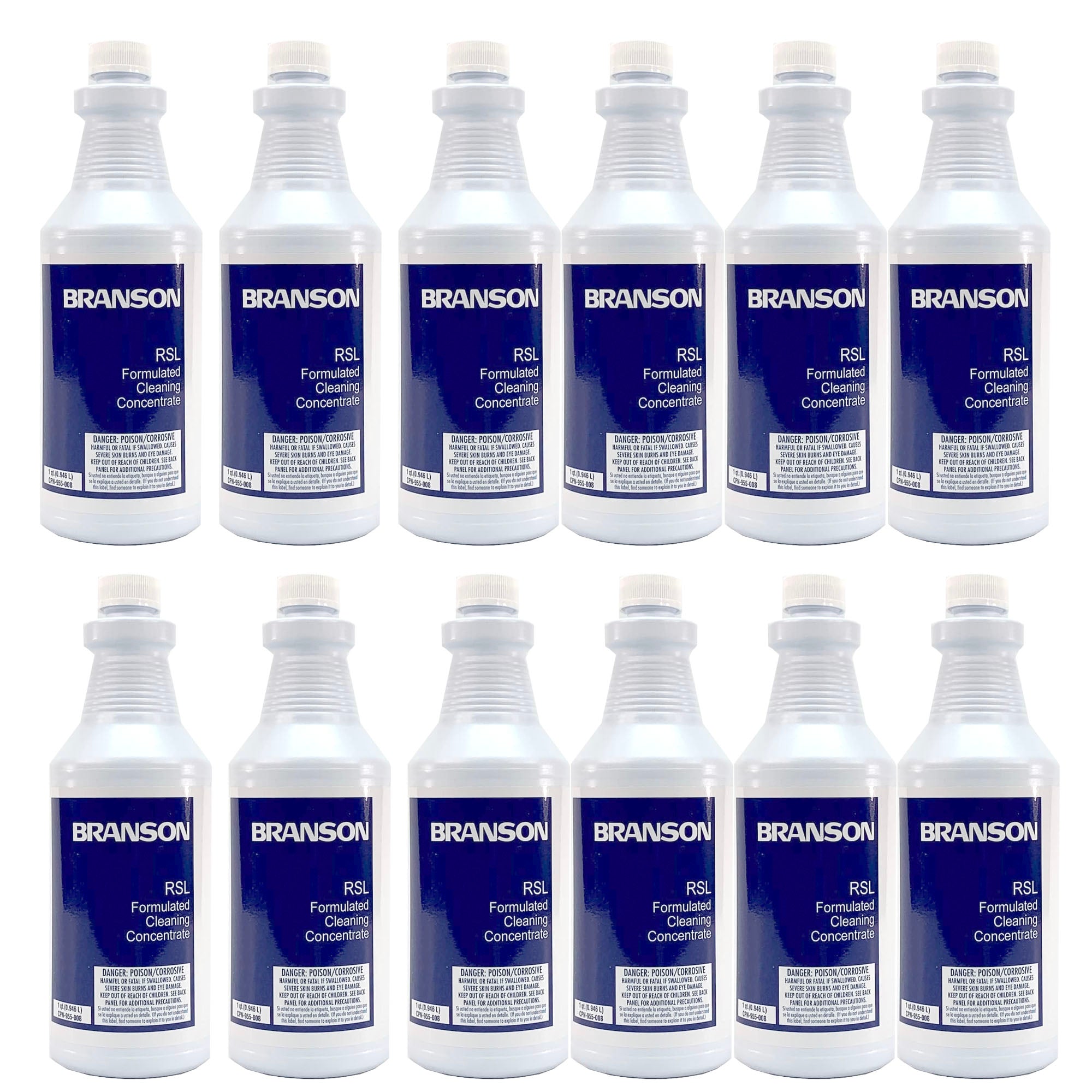 Branson LRS Liquid Rust Stripper Solution, Case/12 qts., CPN-955-008