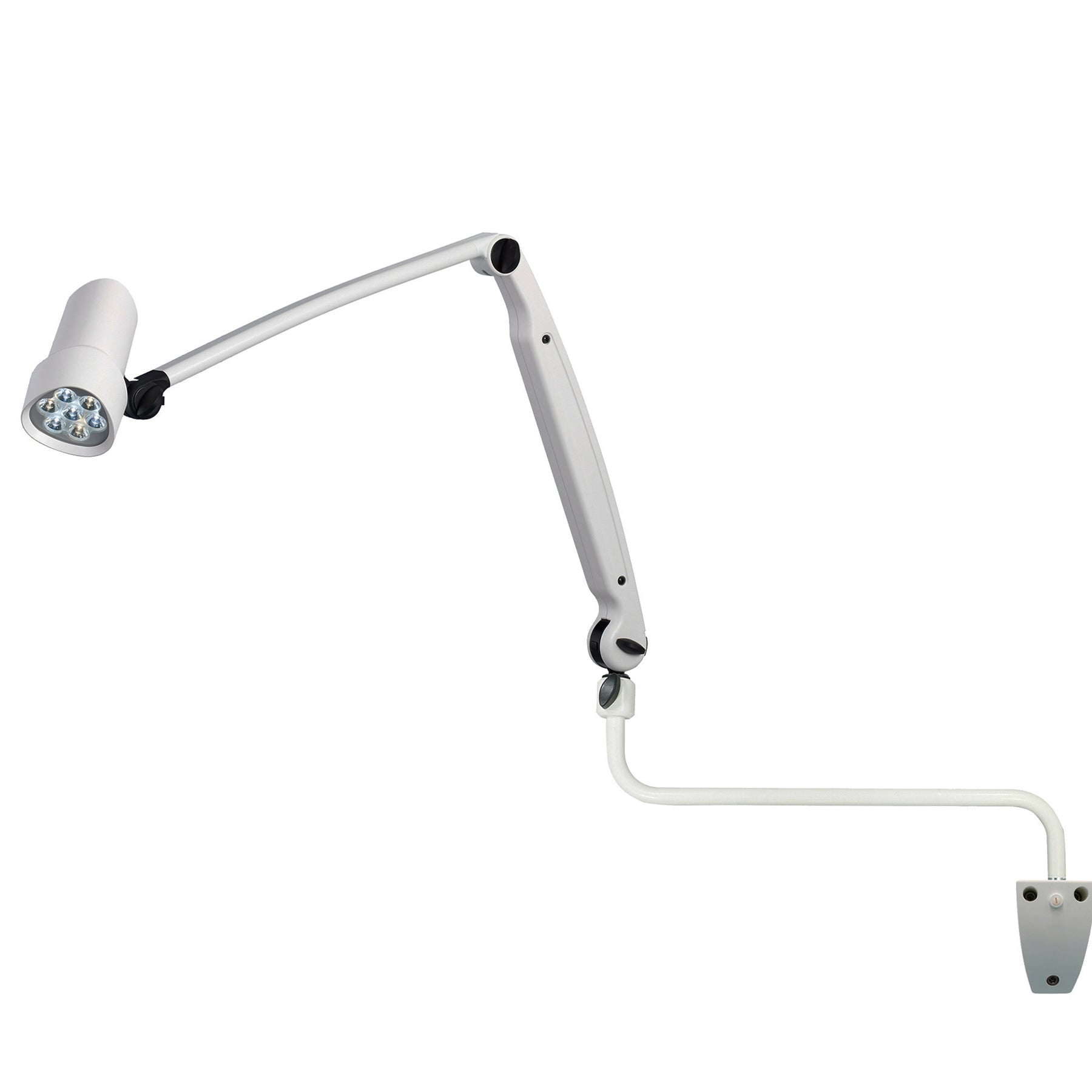 Derungs D16046130 Halux LED N50-3 P FX, Double Arm - Wall Extension Mount