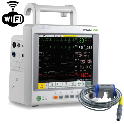 EDAN_IM70_EtCO2Main_Patient_Monitor