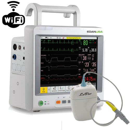 EDAN_IM70_EtCO2Side_Patient_Monitor