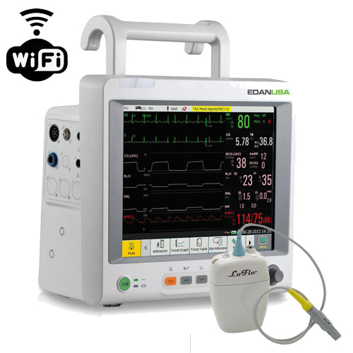 EDAN_IM80_Etco2side_Patient_Monitor