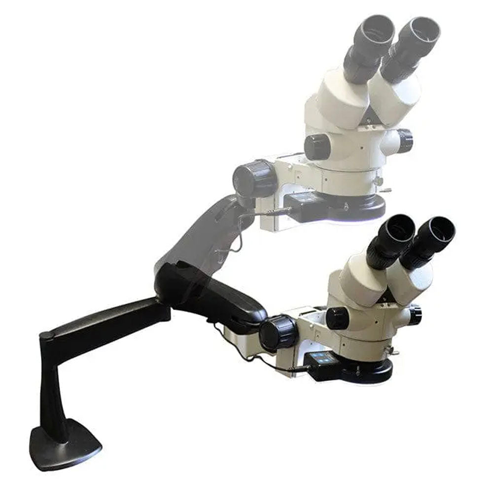 LW Scientific® Z4 Zoom™ Binocular Stereo Microscope, C-Clamp Flex Arm, Z4M-BZM7-PA77