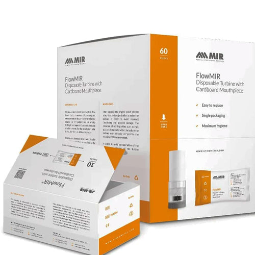 FlowMIR Disposable Spirometer Turbine and Mouthpiece