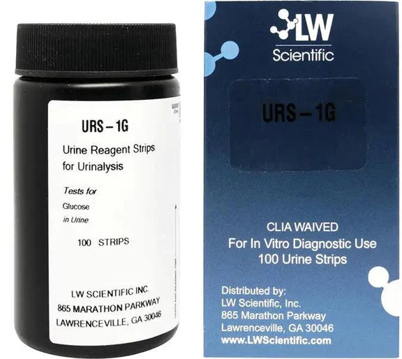 LW Scientific® Urine Reagent Test Strips, 100pcs/Vial