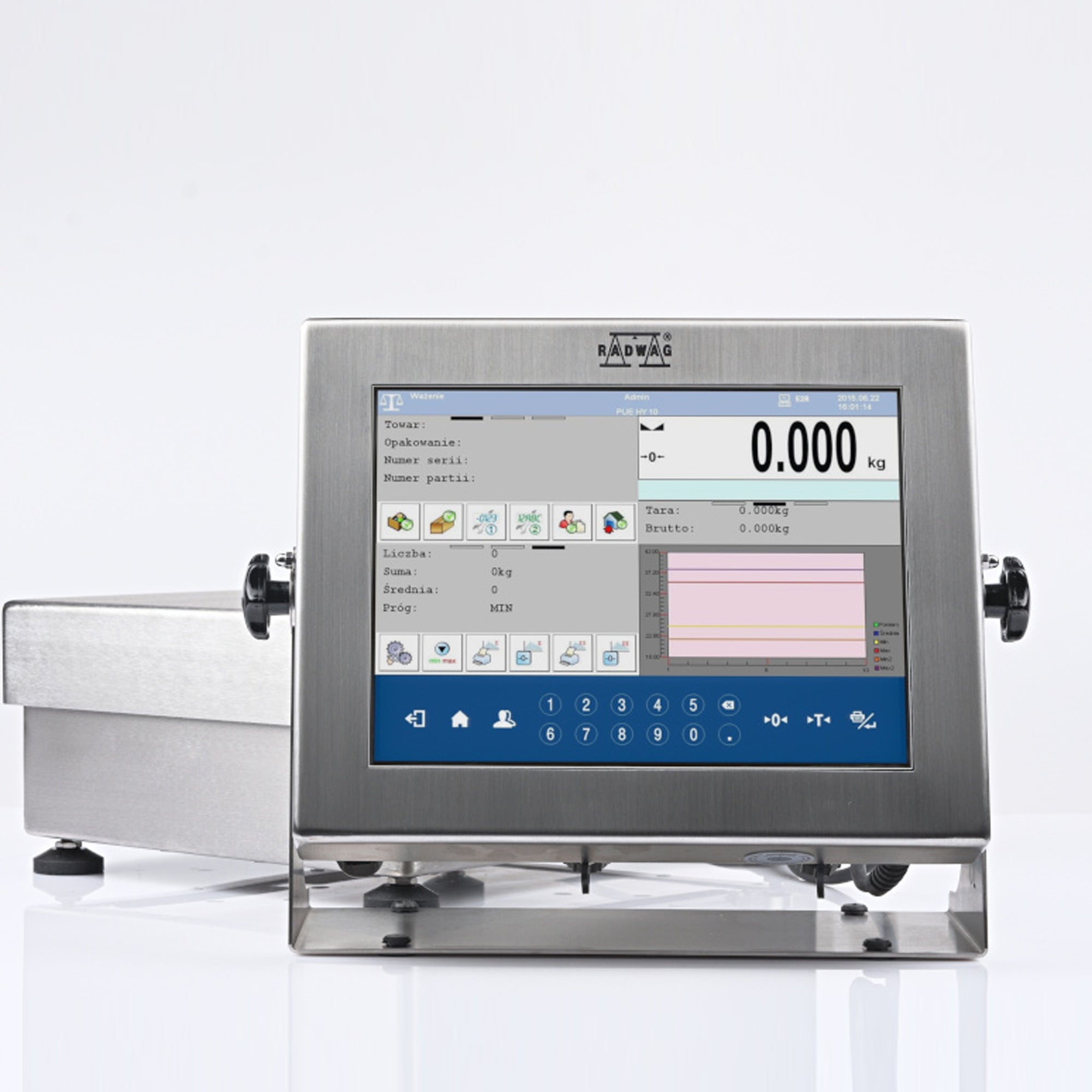 Radwag® HY10.120.HRP.H High Precision Industrial Scale WP-340-0009