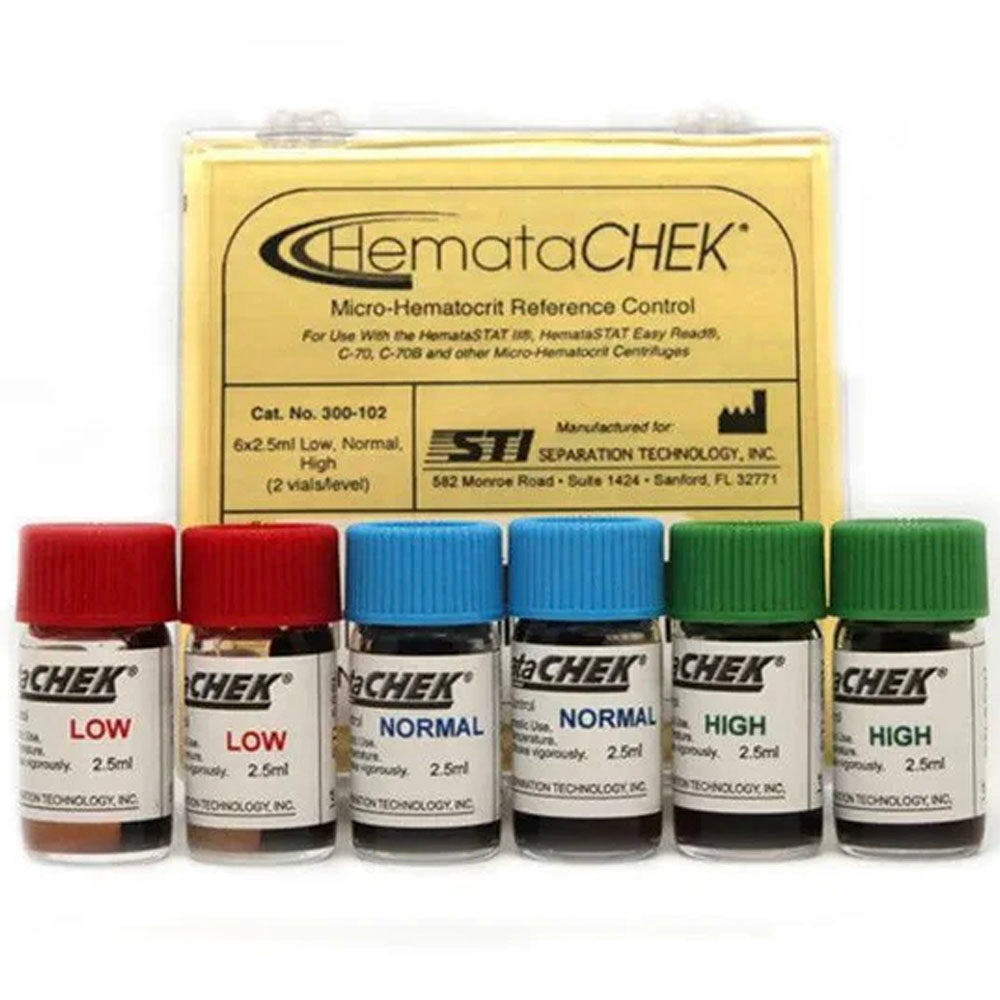 LW Scientific® / HemataCHEK® Microhematocrit Controls, (Low/Medium/High), HEP-CTRL-HMCK