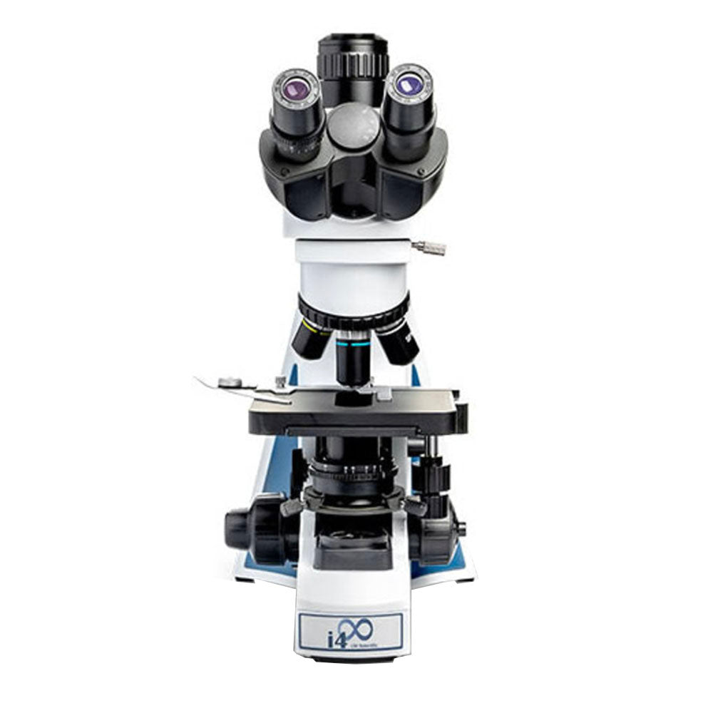 LW Scientific® i-4 Infinity Plan Microscope, Trinocular, 4 x Objective, LED, i4M-TN4A-iPL3