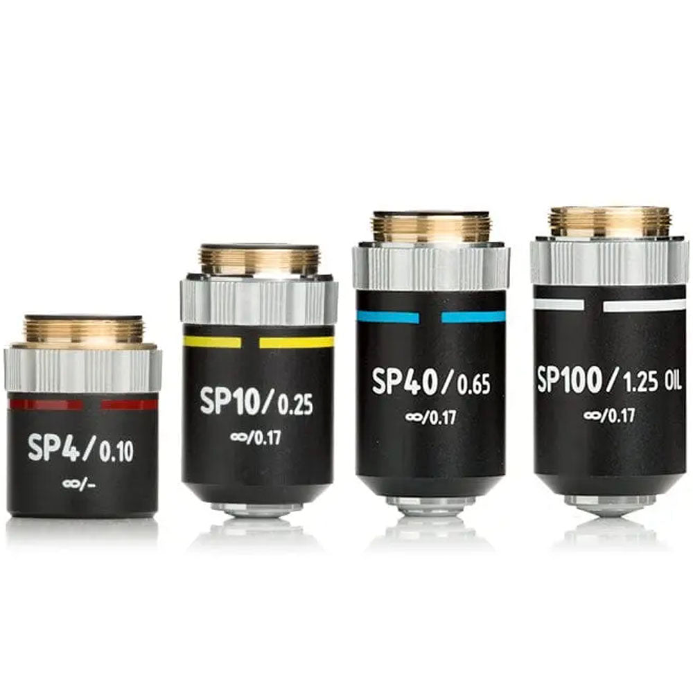 LW Scientific® Infinity Semi-plan Objective Set (4/10/40/100x), I4O-SET7-IS77