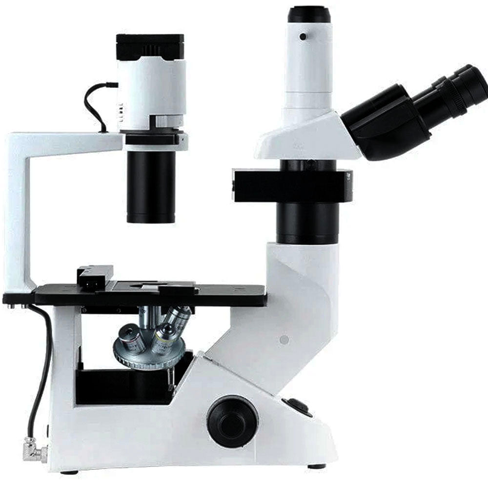 LW Scientific® Inverted Microscope, Trinocular, Infinity Plan, Halogen, L1M-T04A-DPH3