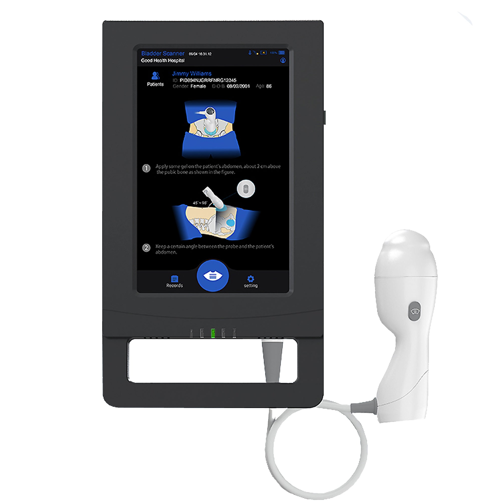 MD Pro® M7™ Bladder Scanner w/10.3" Color TFT Screen