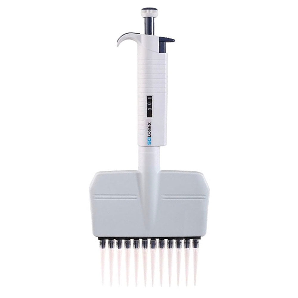 Scilogex® MicroPette™ 12 Channel Adjustable Pipette, 50-300µL, 71211312