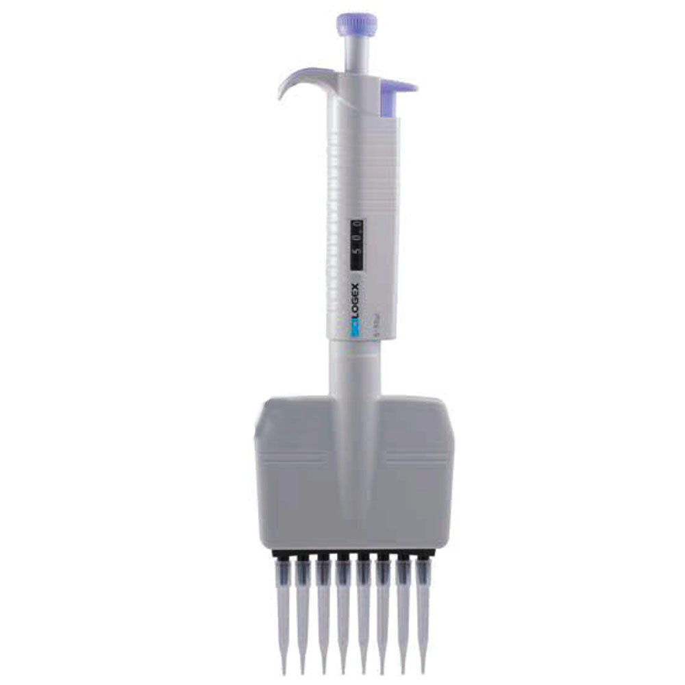 Scilogex® MicroPette™ PLUS 8 Ch. Fully Autoclavable Adjustable Pipette, 50-300µL, 71311212