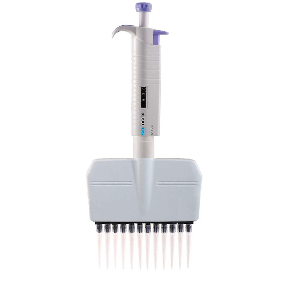 Scilogex® MicroPette™ PLUS 12 Ch. Fully Autoclavable Adjustable Pipette, 10-100µL, 71311314