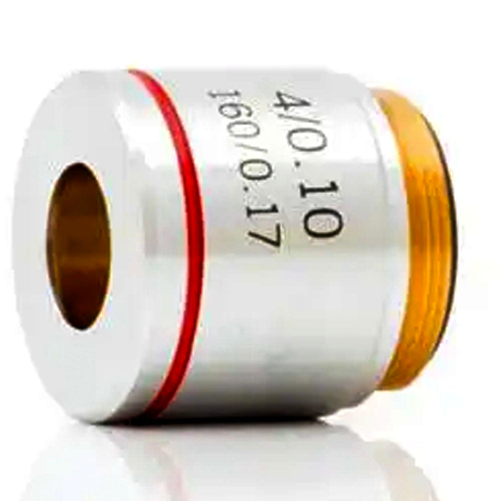 LW Scientific® R3O-004X-DADR 4x DIN Achromatic Objective