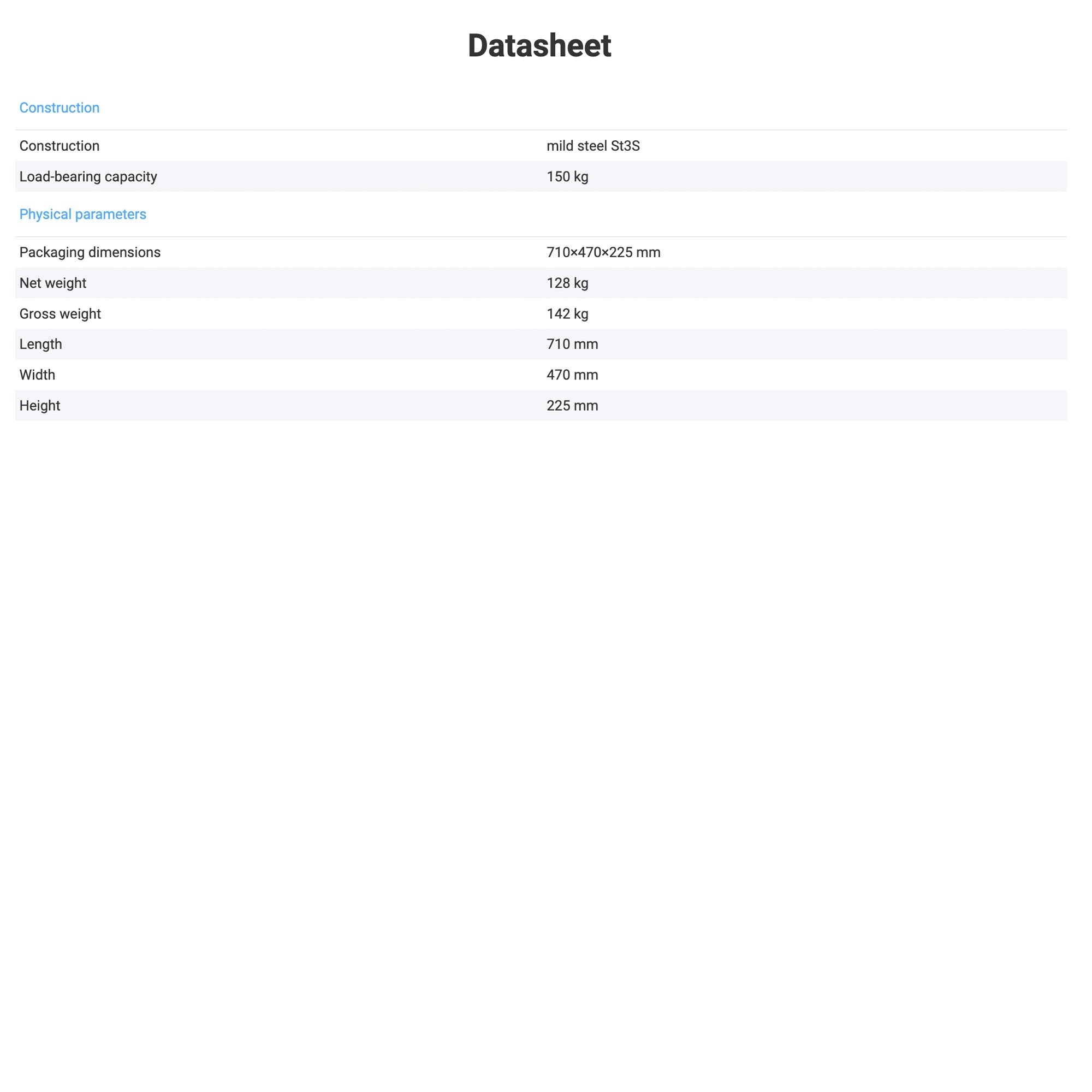 Radwag SA/APP/C Mass Comparator Antivibration Table WX-002-0039
