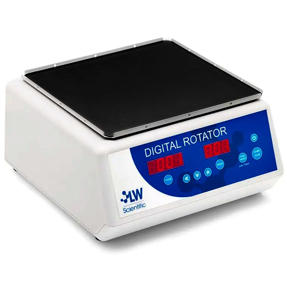 LW Scientific® 9" x 9" Serology Rotator, 50-250rpm, RTL-BLVD-24T3