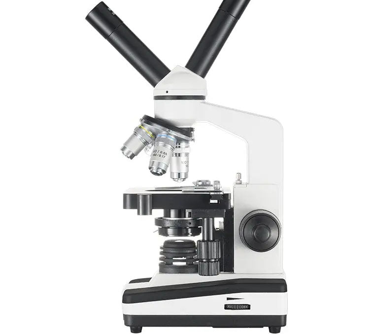 LW Scientific® Student PRO™ Monocular Microscope w/Teaching Tube, ABBE, Iris, Coaxial, 4 Obj., LED, EDM-TM4A-DAL3