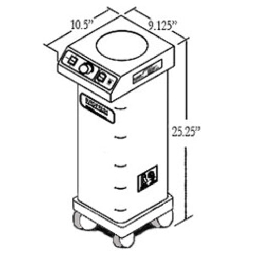CLS Surgimedics® SurgiFresh® Mini Turbo Smoke Evacuator, 115V 60Hz, 906500