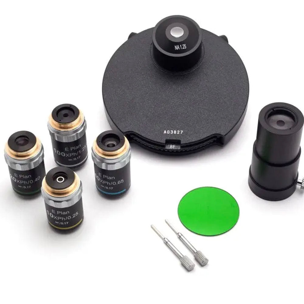 LW Scientific® Infinity Microscope Turret Phase Kit, 10x/20x/40x/100x, INP-PHST-20BF