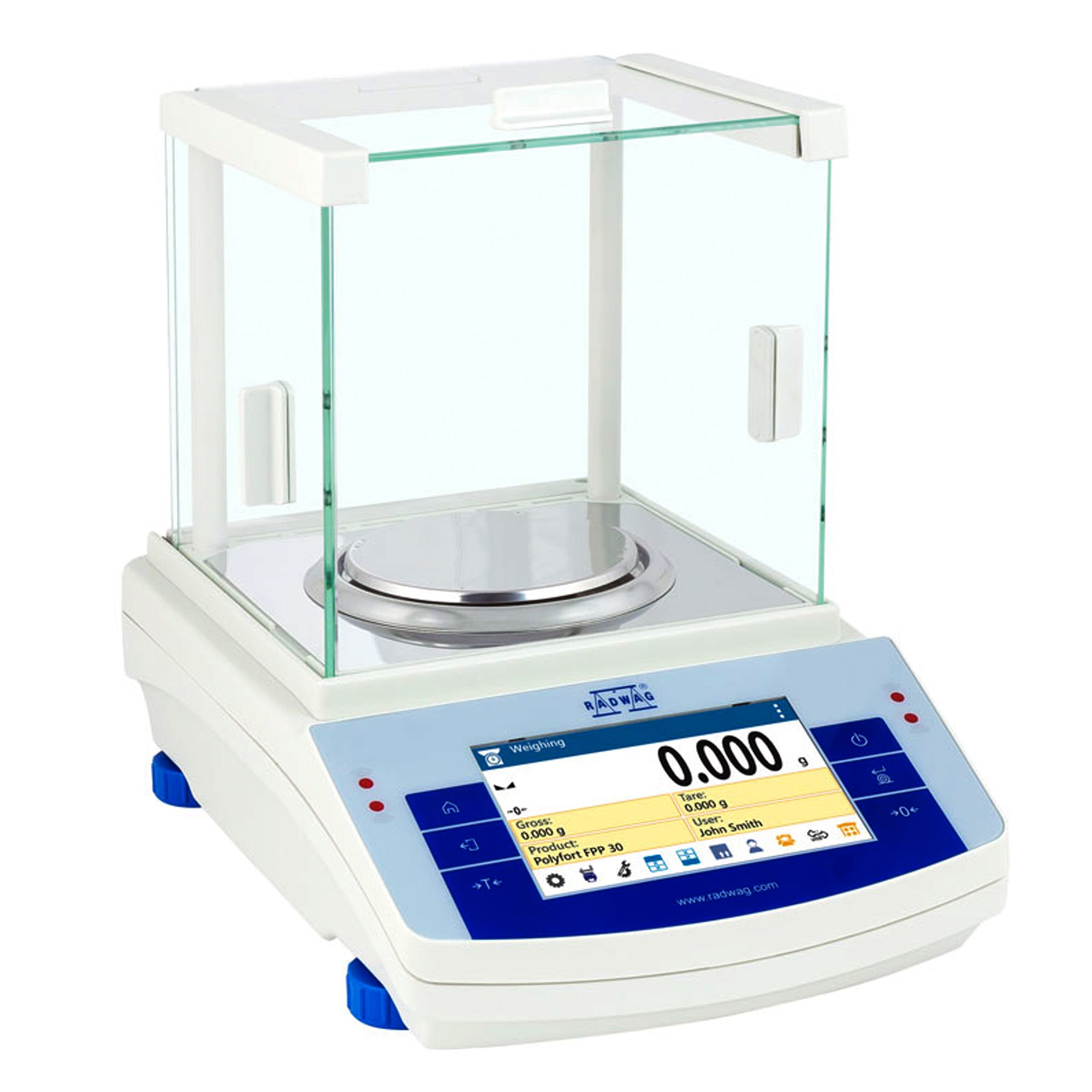 Radwag® WLC 0.2.X2 Precision Balance, 200g x 1mg, WL-222-0001