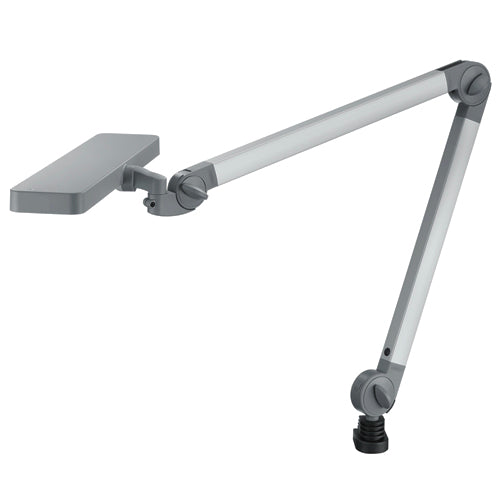 Waldmann ALD® LED Articulating Arm Workbench Lighting System, 14.2", Clamp, 113686000-00753168