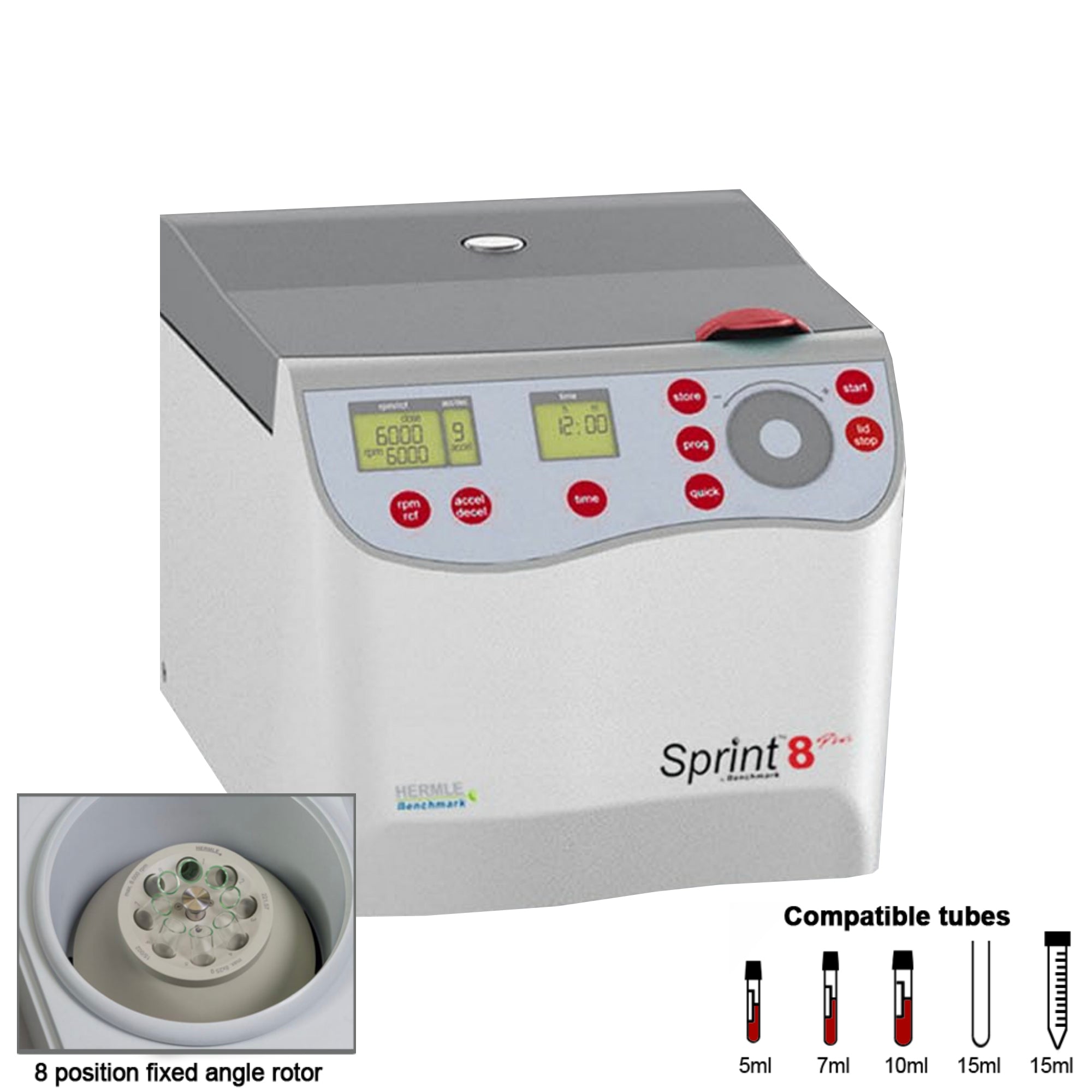 Benchmark Scientific Z207-A Sprint 8 PLUS Clinical Centrifuge
