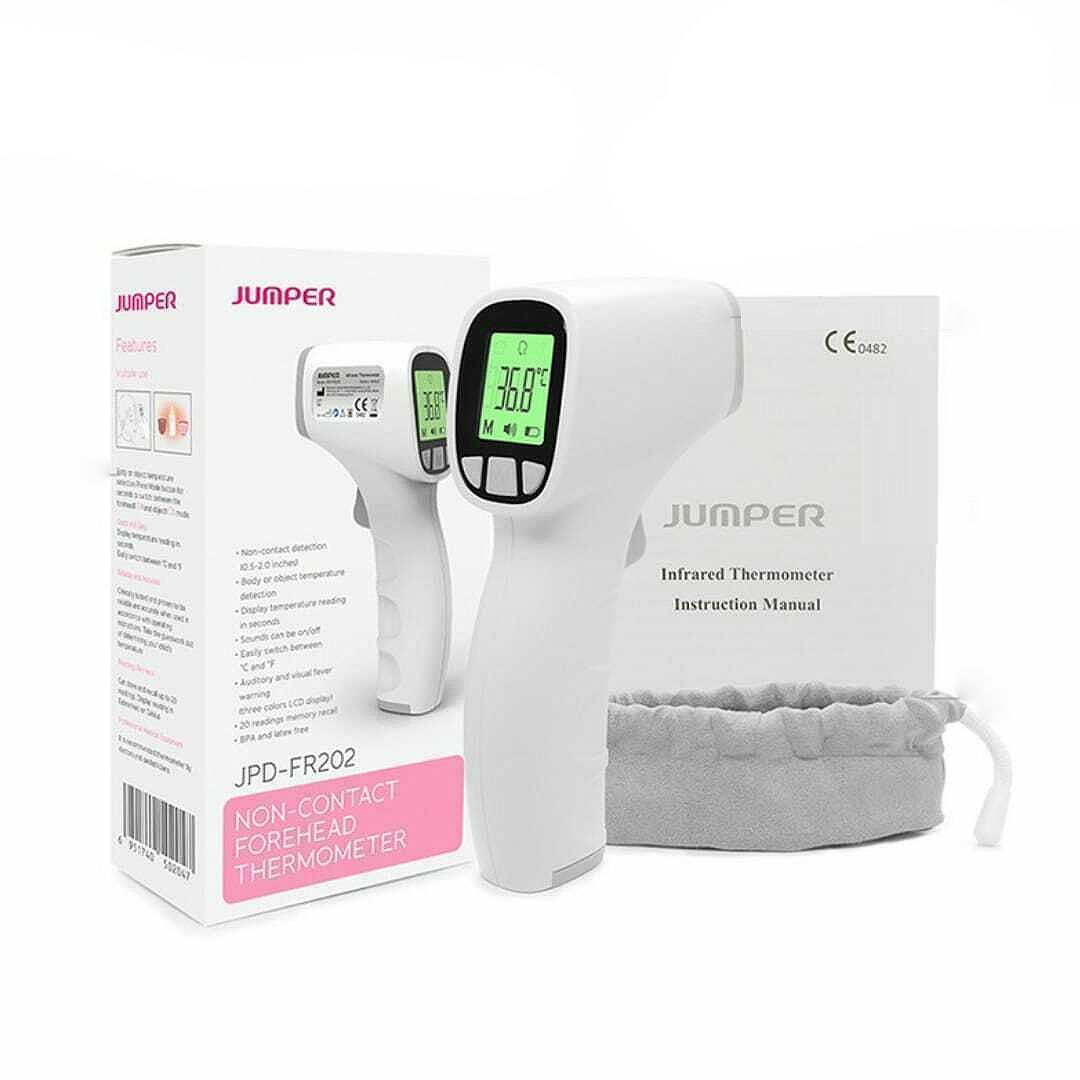 JUMPER® FDA Approved Non-contact Infrared Forehead Thermometer, JPD-FR202 - MedLabAmerica.com