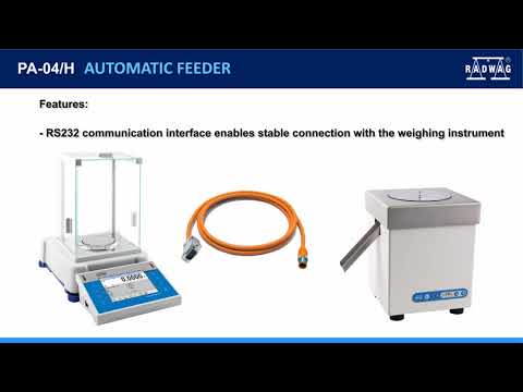 Radwag® PA-04H Automatic Feeder, WX-001-0105