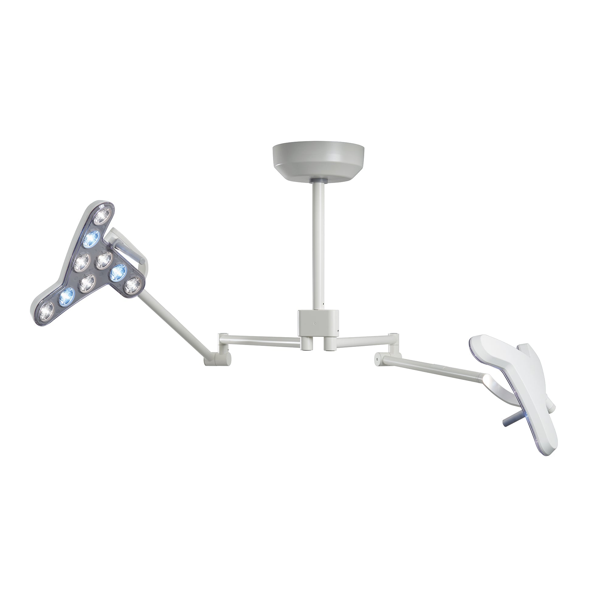 Derungs TRIANGO® 100-1 C Procedure Light, Dual Head Ceiling Mount, D16205000