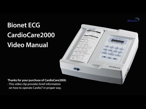 Bionet CardioCare 2000® 12Ch. Resting ECG, ECG-2000