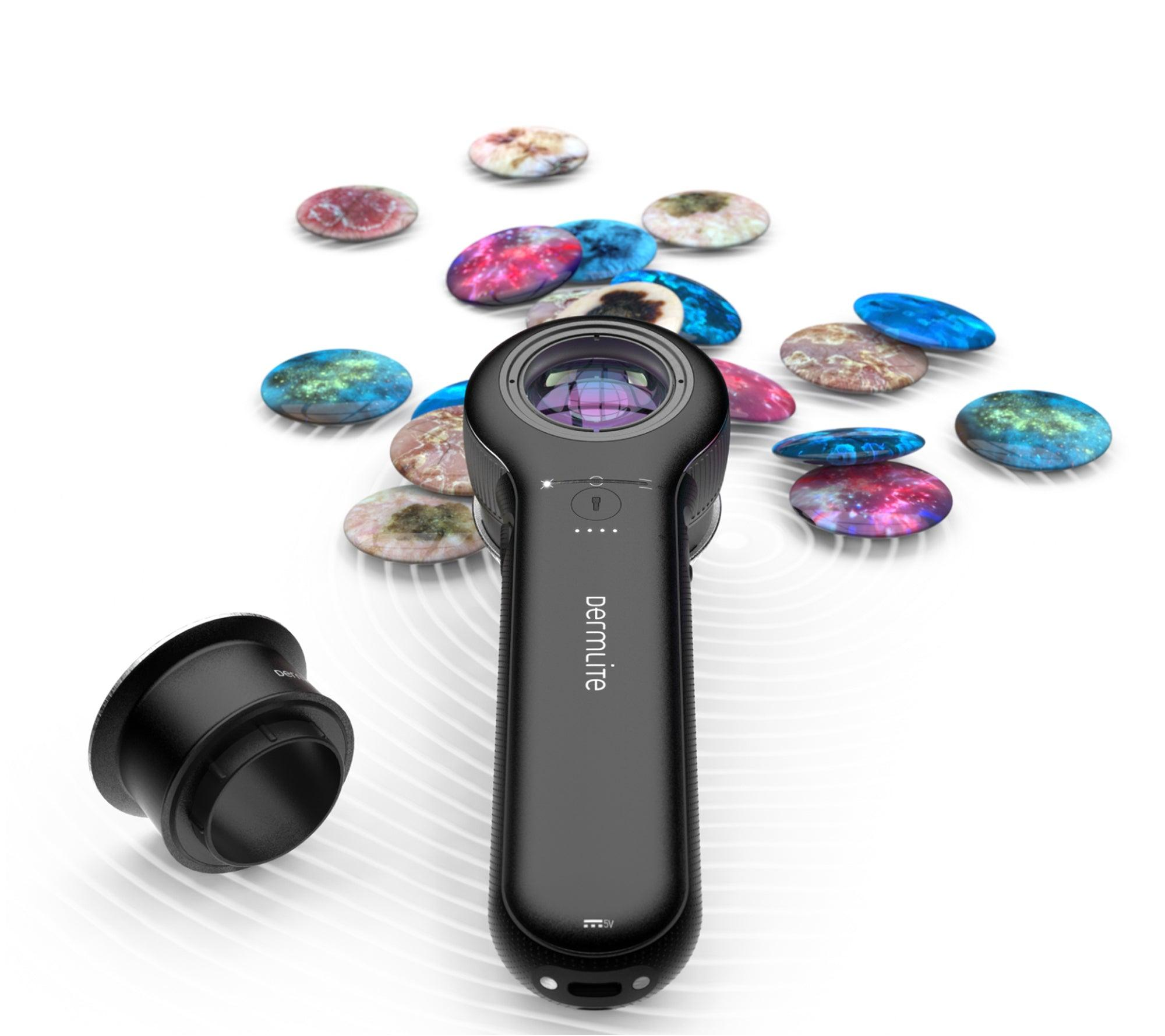 DermLite DL5 handheld dermatoscope.