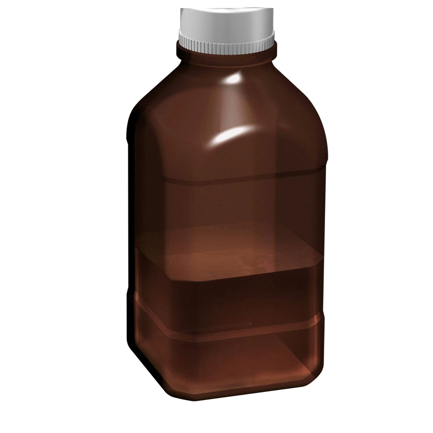 Scilogex® 1 liter Autoclavable Glass Amber Bottle w/45mm Thread, 17400037