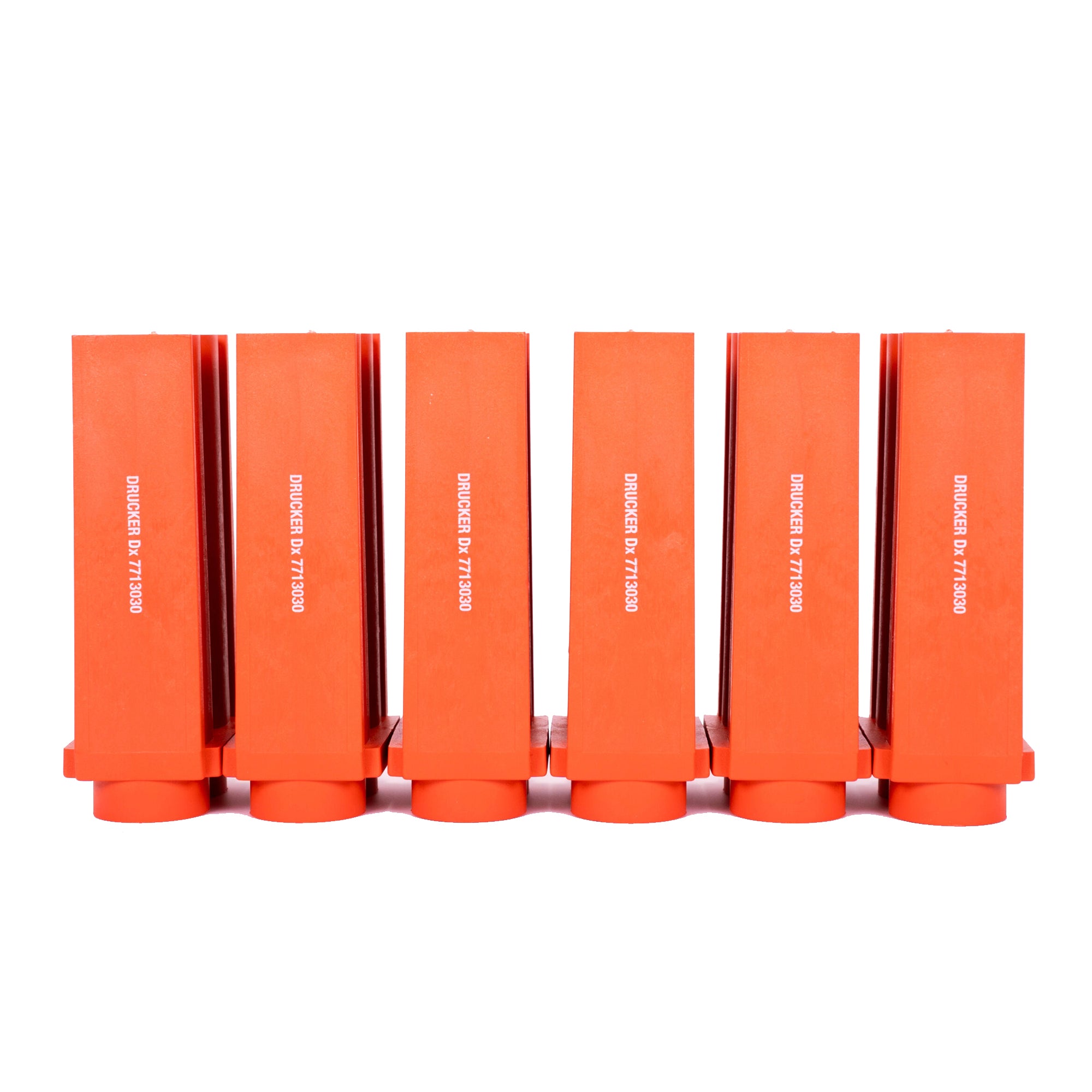 Drucker Tube Holder, 100Mm X 2 Place, Flat Sides, Printed, Pack Of 6, 7713030K