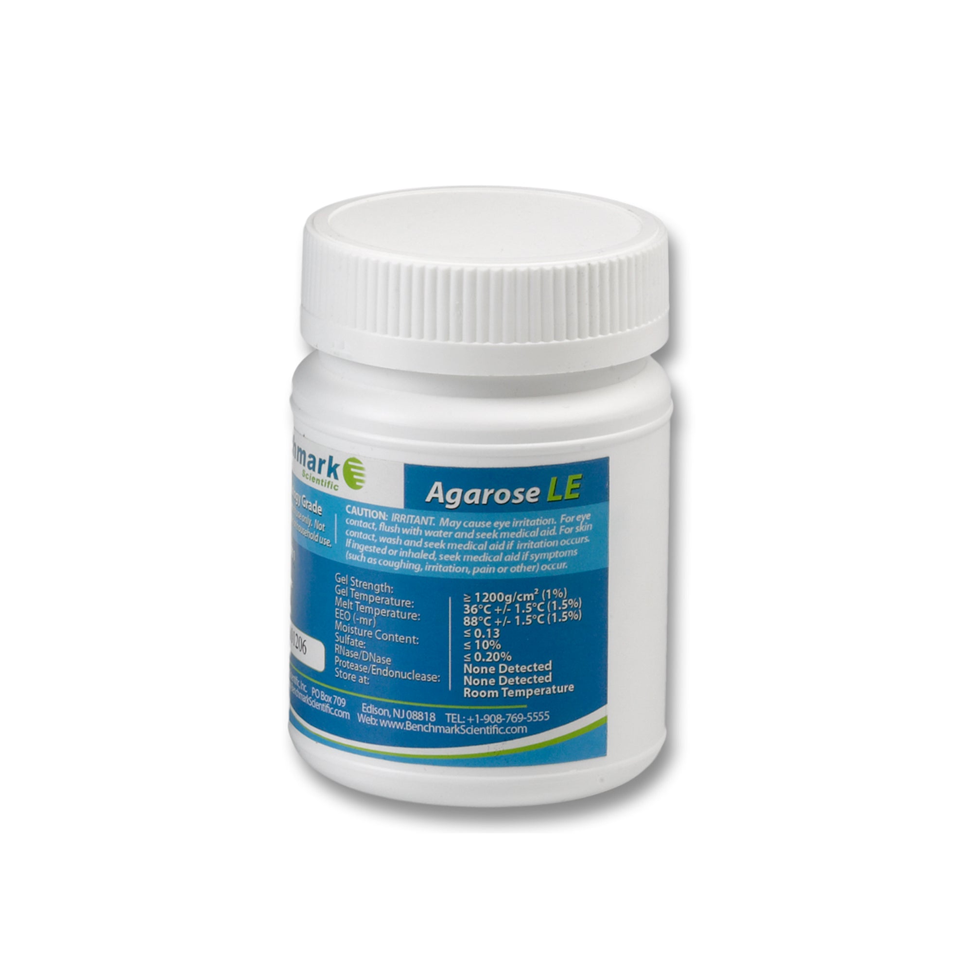 Benchmark Scientific® LE Biology Grade Agarose (25/100/500gr)