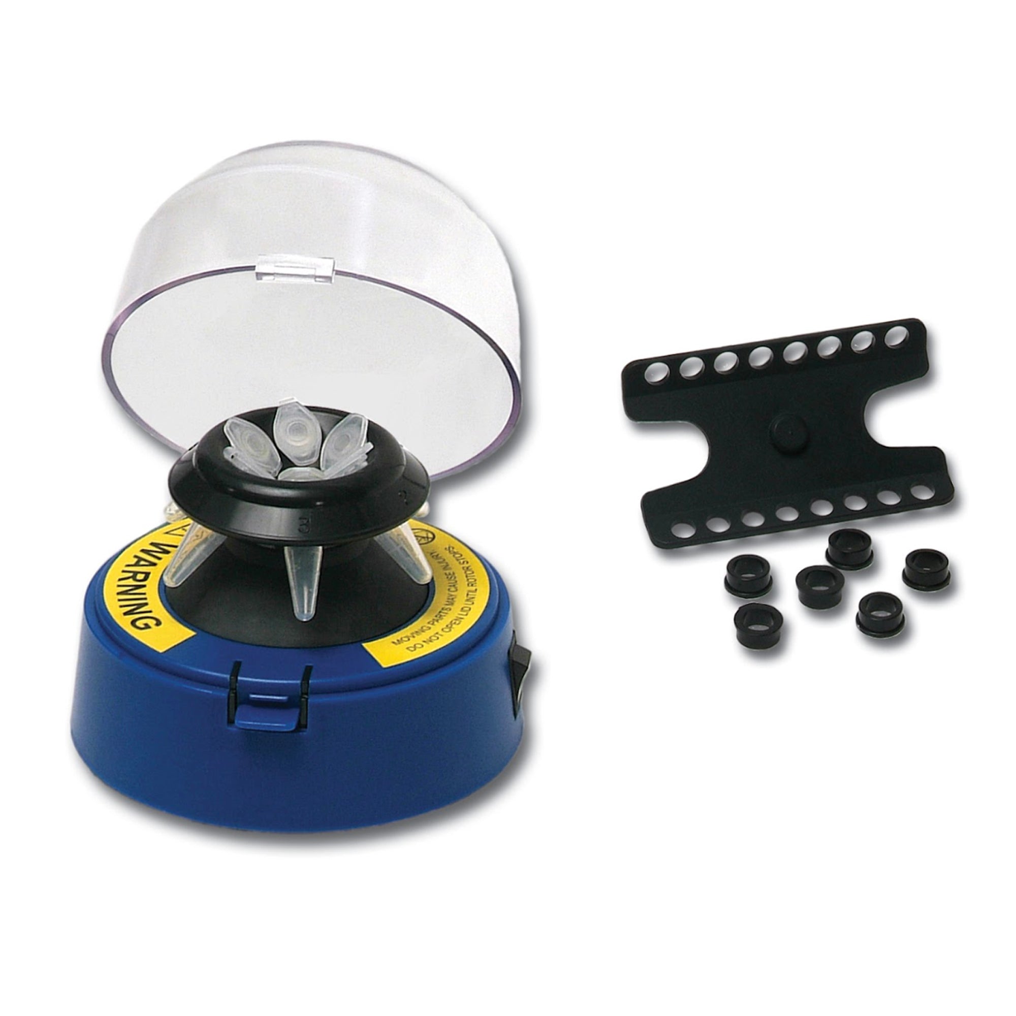 Benchmark Scientific® Blue/Red Mini Centrifuge w/Microtube + PCR Strip Rotor, BSC1006