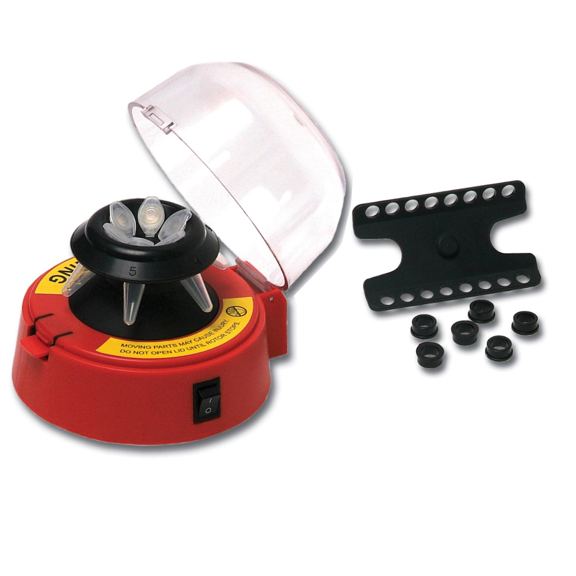 Benchmark Scientific® Blue/Red Mini Centrifuge w/Microtube + PCR Strip Rotor, BSC1006