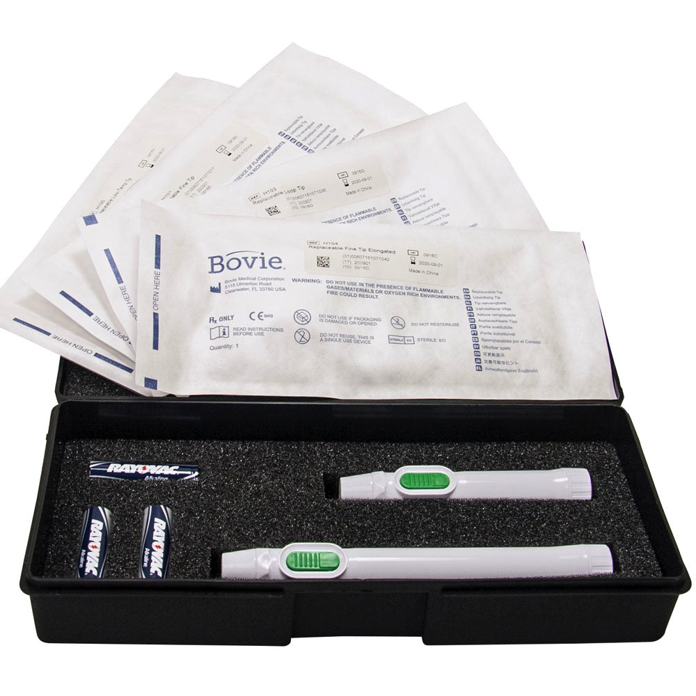 Bovie® Change-a-Tip Deluxe™ Reusable High & Low Temperature Cautery Kit, DEL2 - MedLabAmerica.com