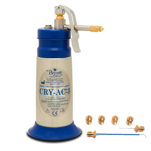 Brymill Cry-Ac3 B-800 300ml Liquid Nitrogen Cryosurgery Sprayer System for Dermatology and Family Practice